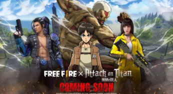 Free Fire to enter Global Collaboration with Attack on Titan
