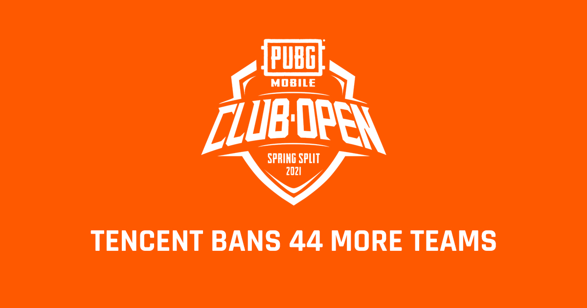 Tencent PMCO bans