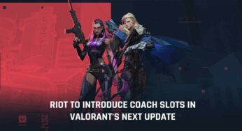 Riot to introduce Coach Slots in Valorant’s next update
