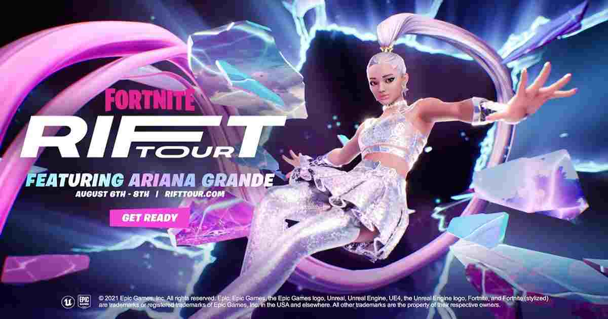 Fortnite finally set to get Ariana Grande skin part of the Rift Tour